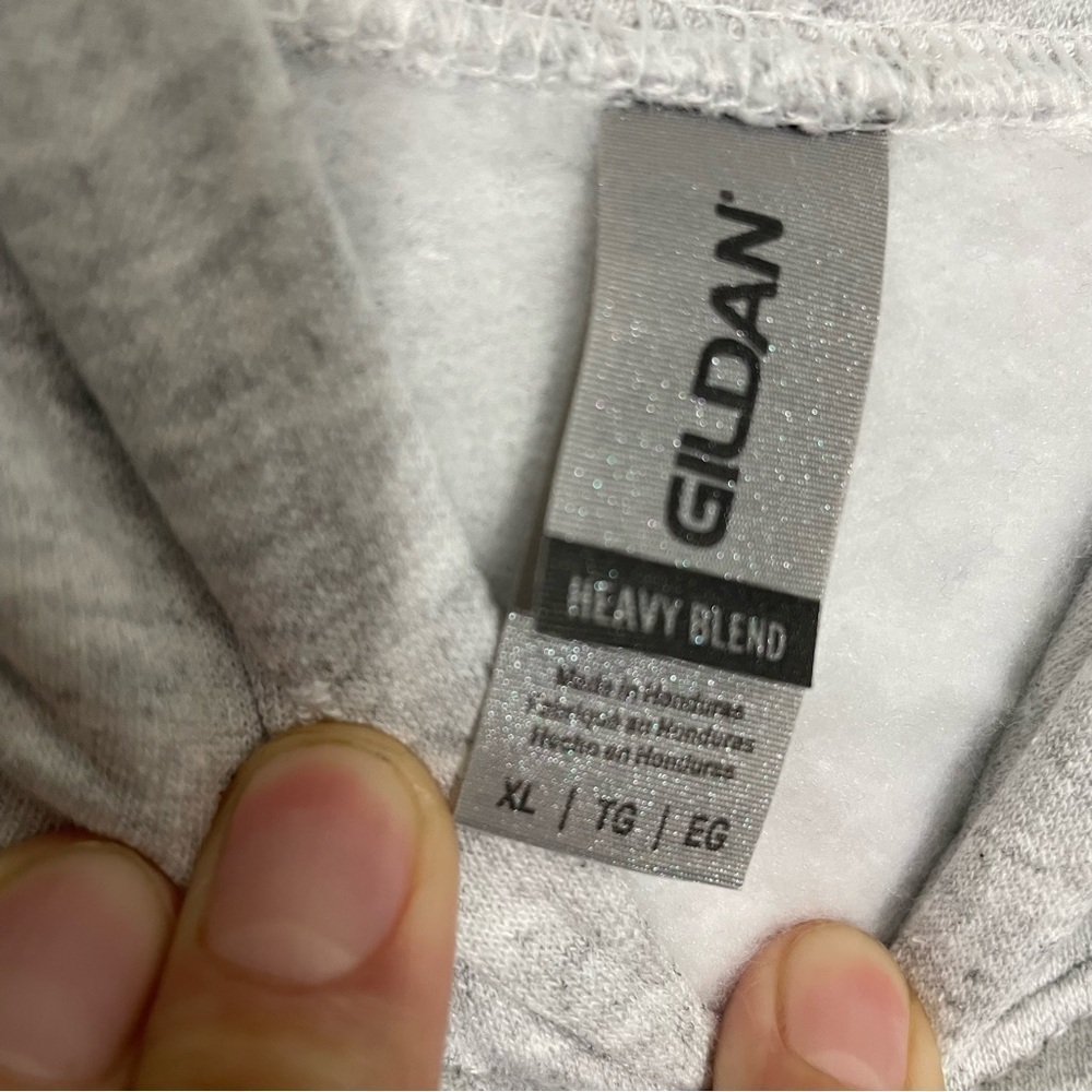Light Gray Gildan Light Weight Unisex Sweater Hoodie Size Xl Nwot View 5